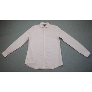 H&M Shirt Mens Large / 16.5 Button Down Long Sleeve Checkered Two Ply